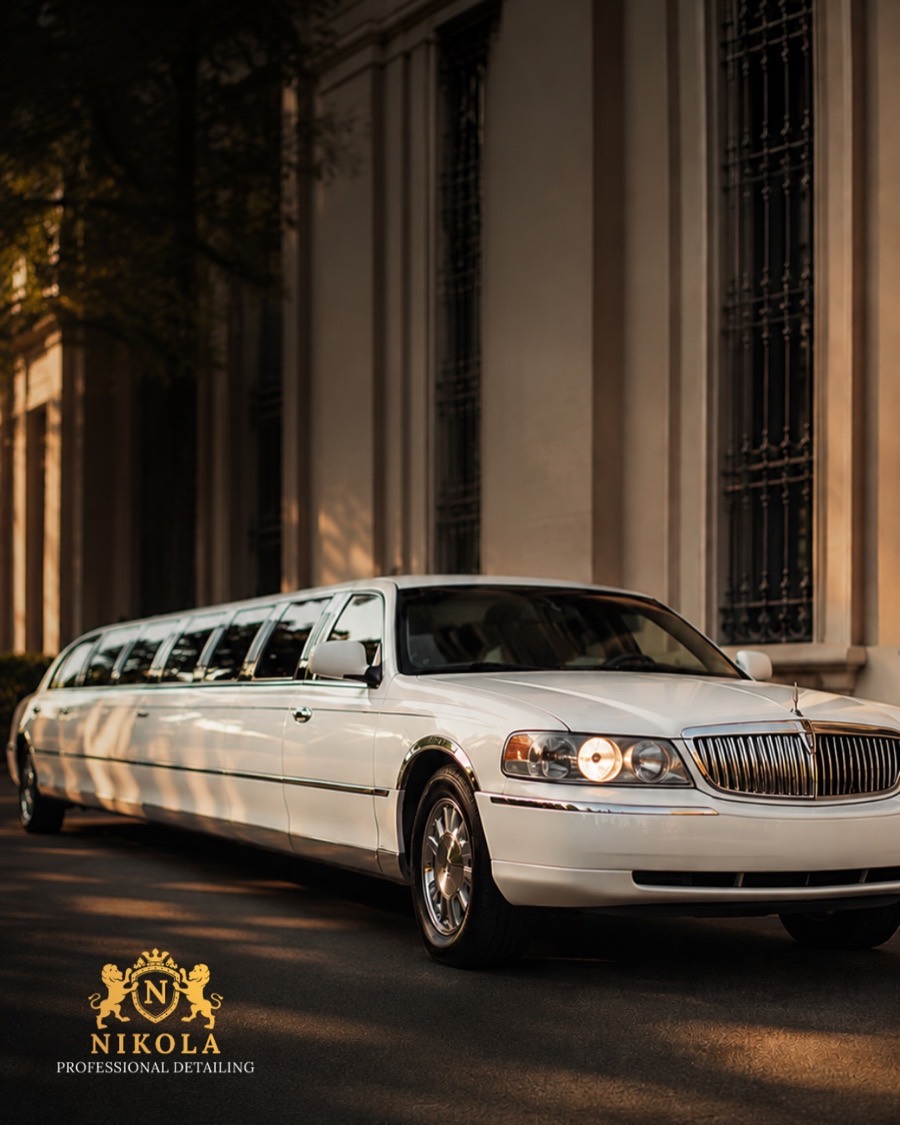 Luxury transportation vehicle prepared for service